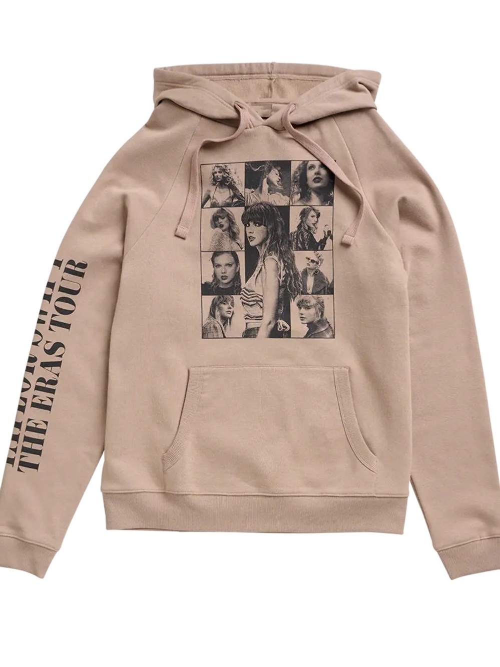 Beige Graphic Hoodie Sweatshirt - Taylor Swift Eras Tour Style